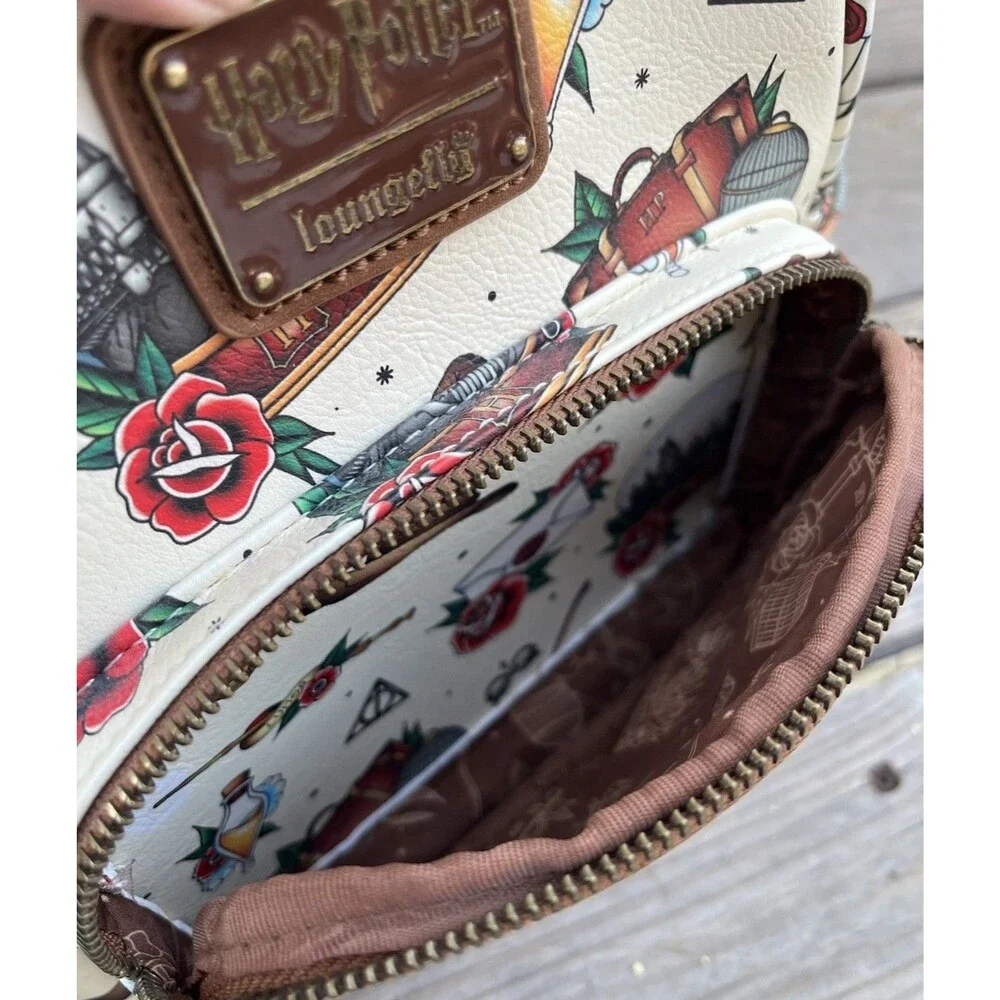 Loungefly Harry Potter Tattoo Art Mini Backpack Bag